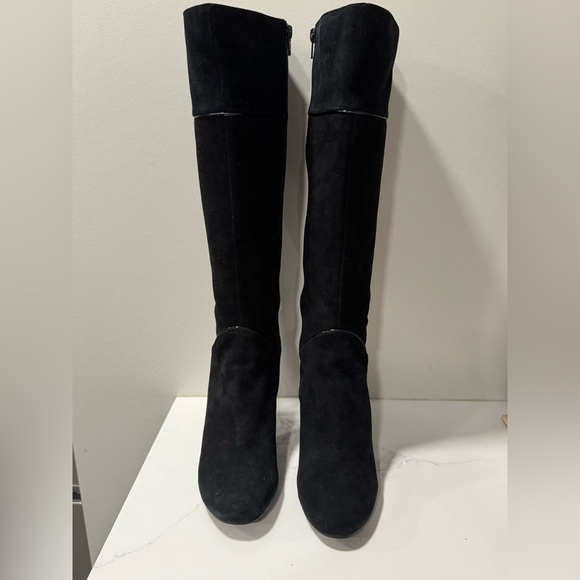 RSVP Sued Heeled Boots - Picture 3 of 16